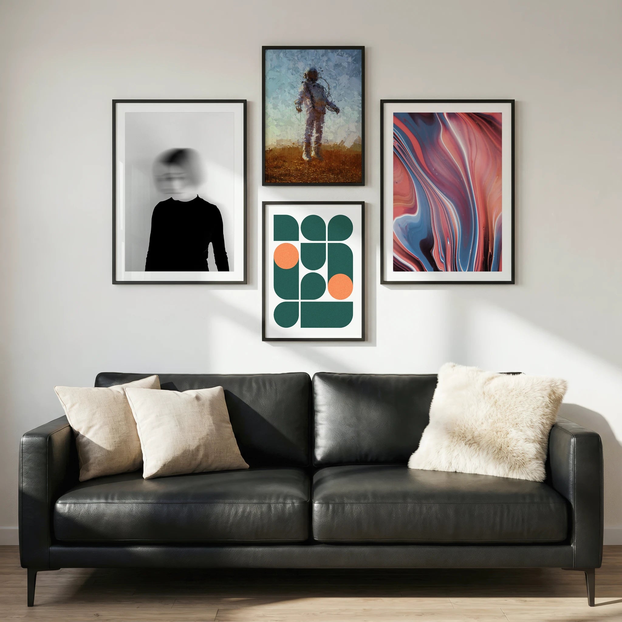 Minimalist Gallery Wall Photo Mockup