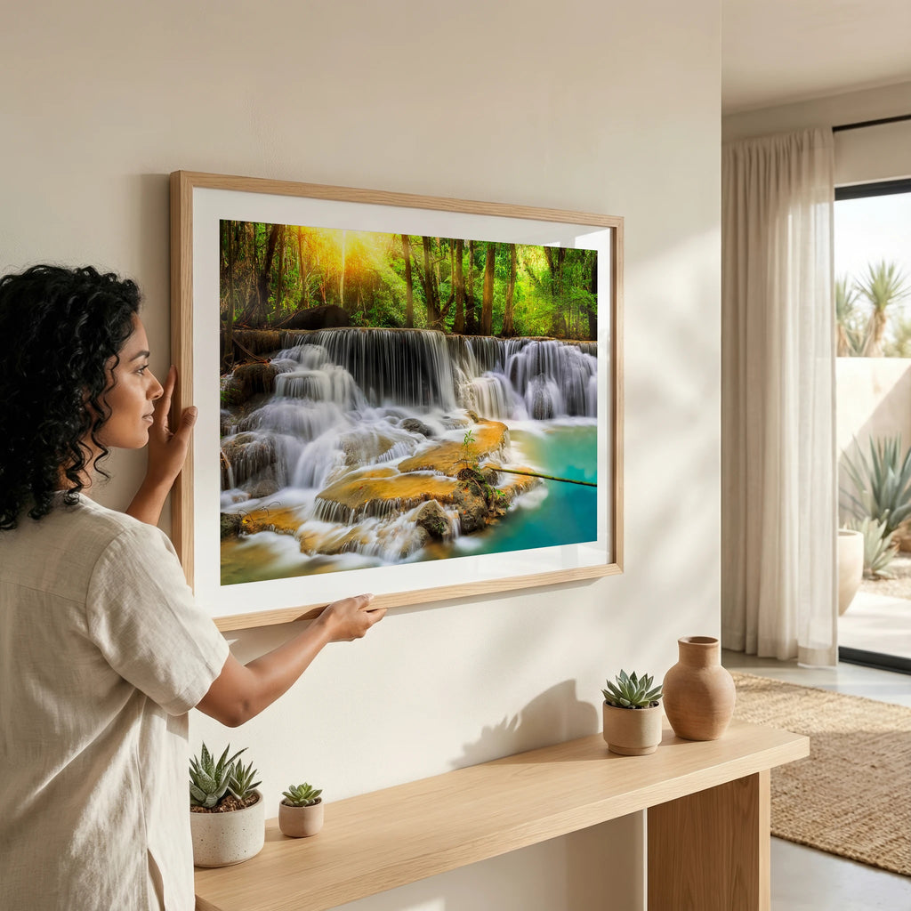 Organic Modern Living Room Photo Mockup