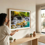 Organic Modern Living Room Photo Mockup