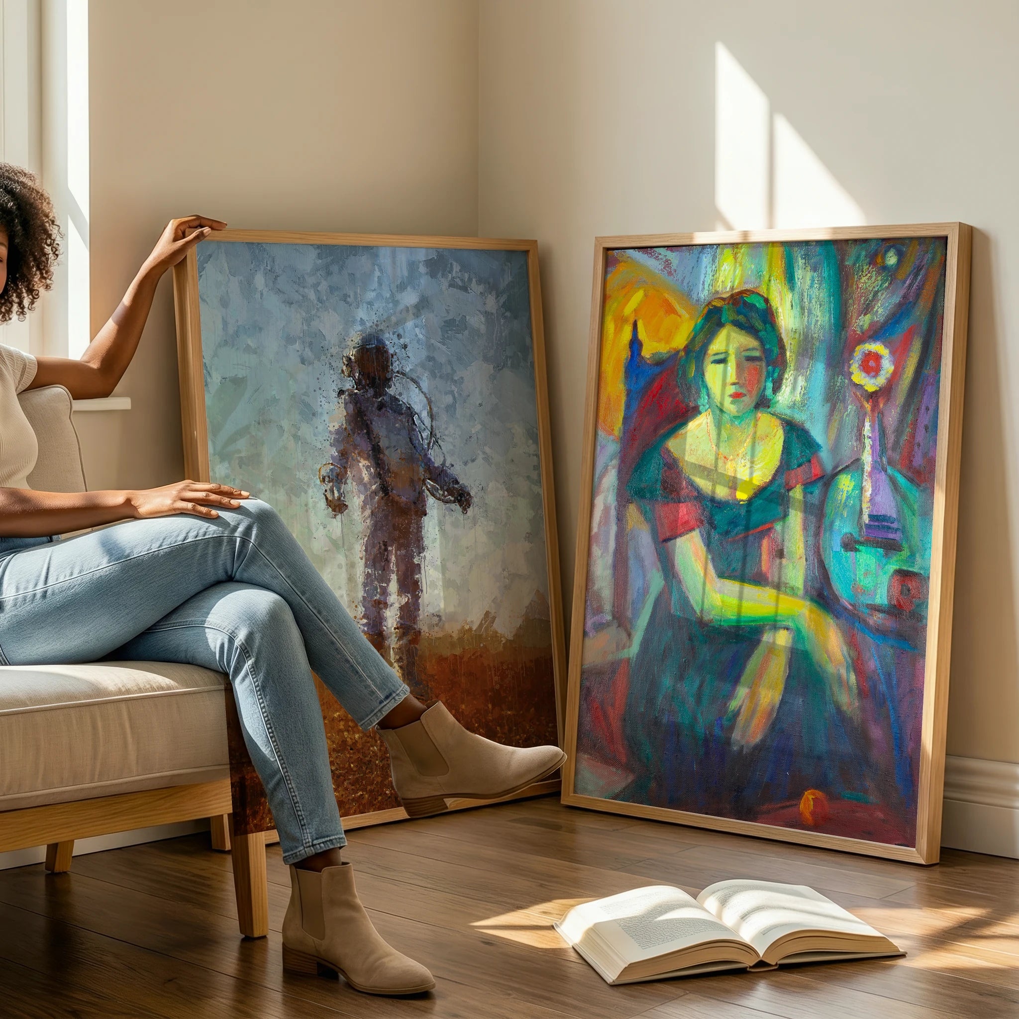 Scandinavian Living Room Photo Mockup