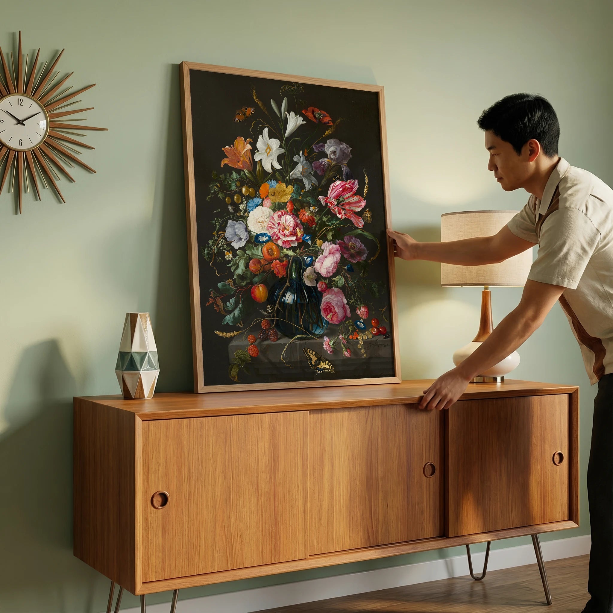 Mid-Century Modern Living Room Photo Mockup