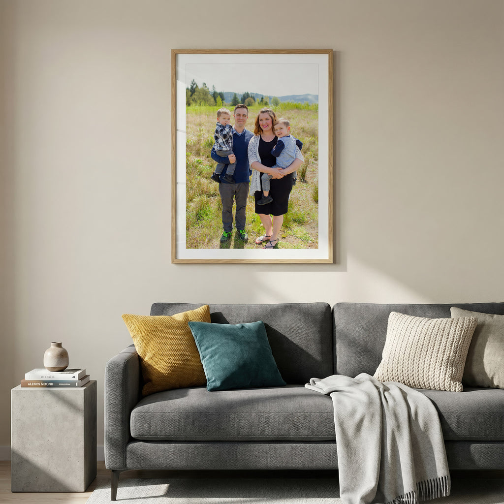 Minimalist Living Room Photo Mockup