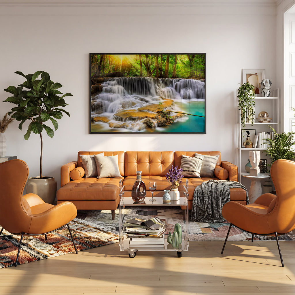 Mid-Century Modern Living Room Photo Mockup