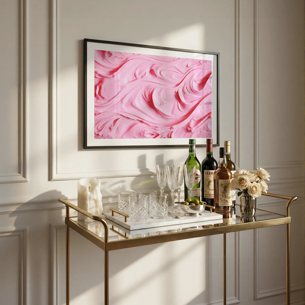 Traditional Bar Cart Photo Mockup