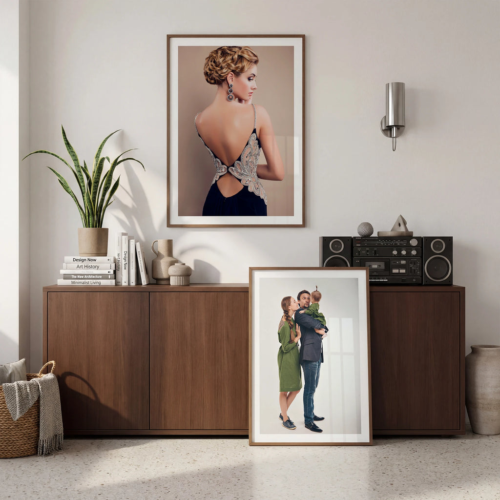 Mid-Century Modern Living Room Photo Mockup