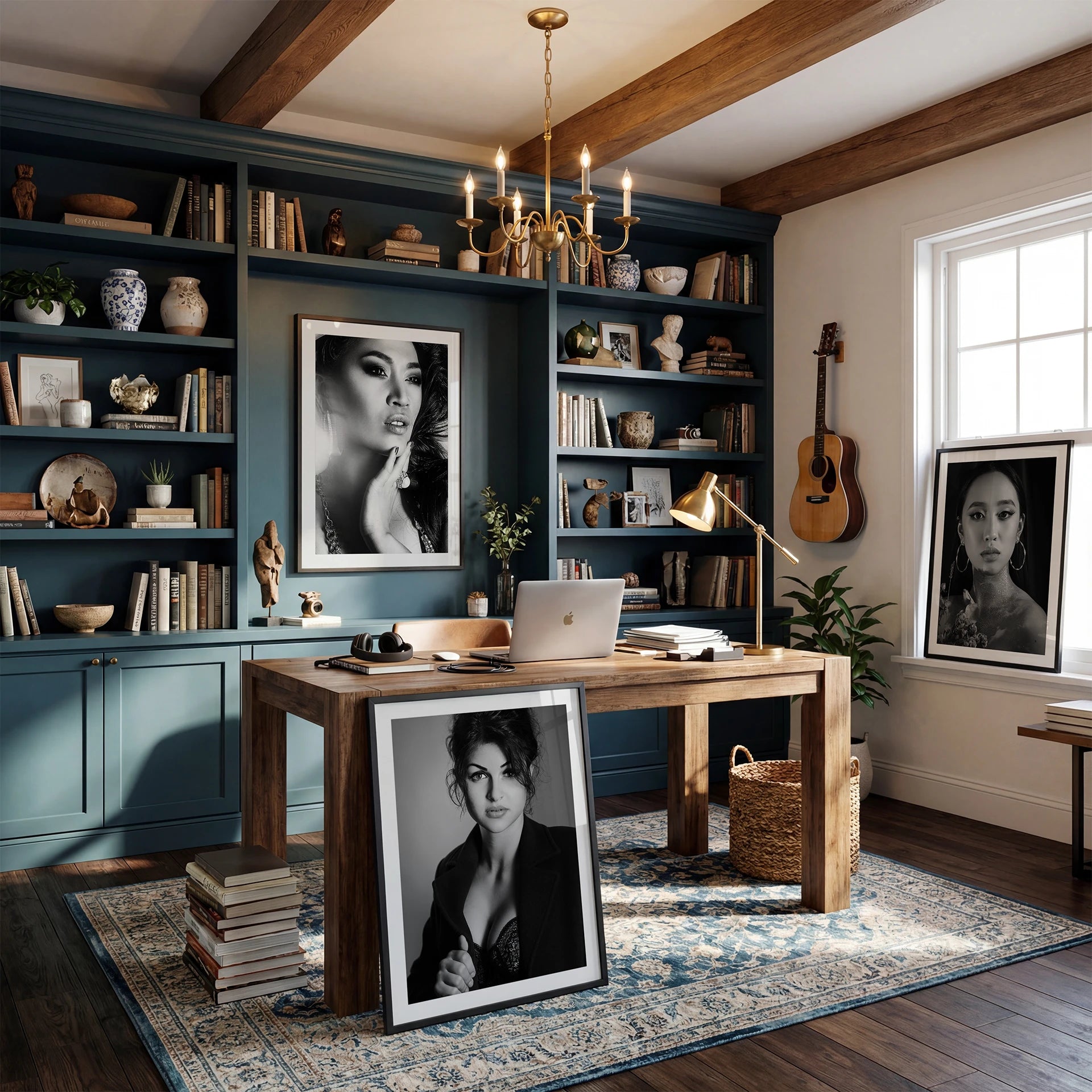 Traditional Home Office Photo Mockup