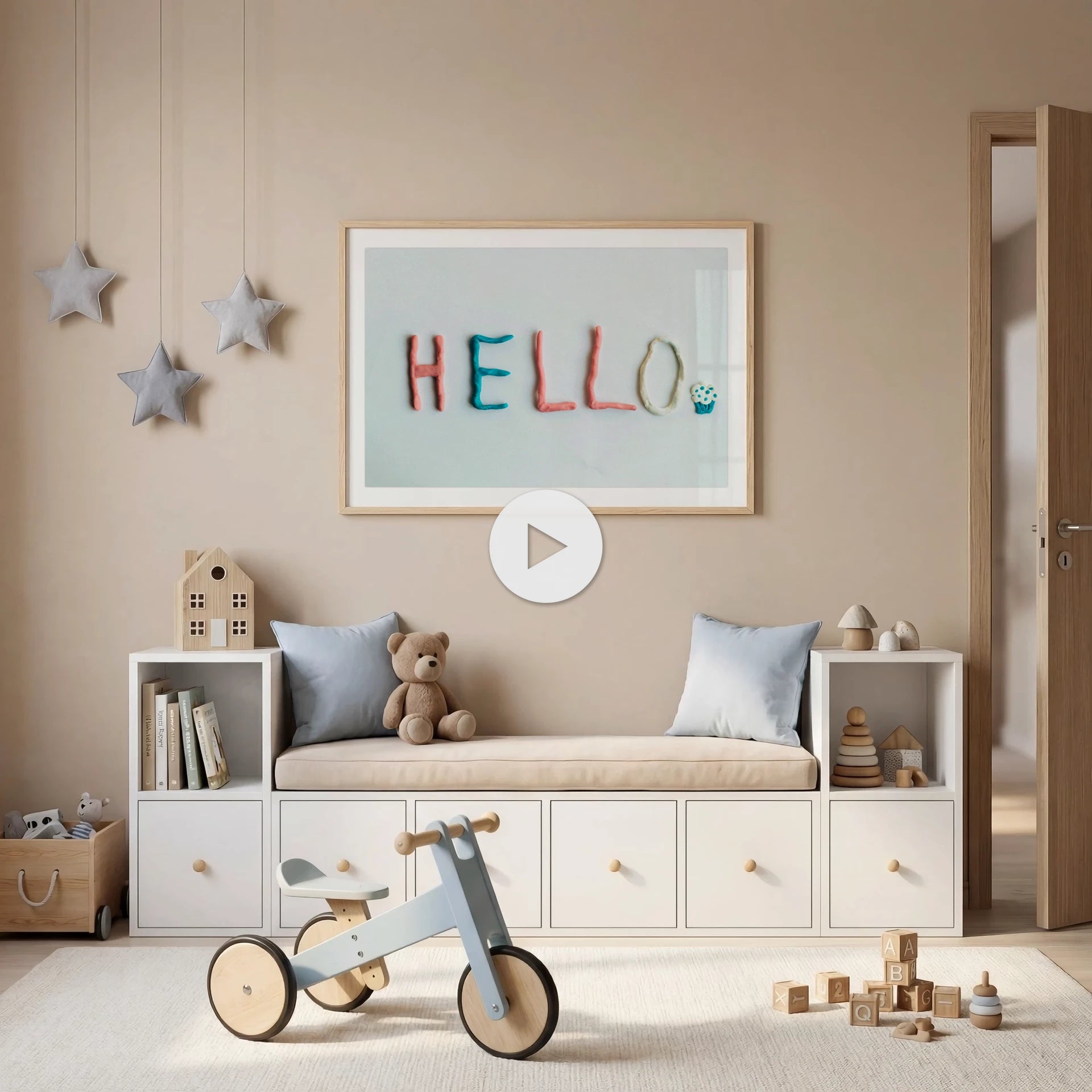 Scandinavian Nursery Video Mockup
