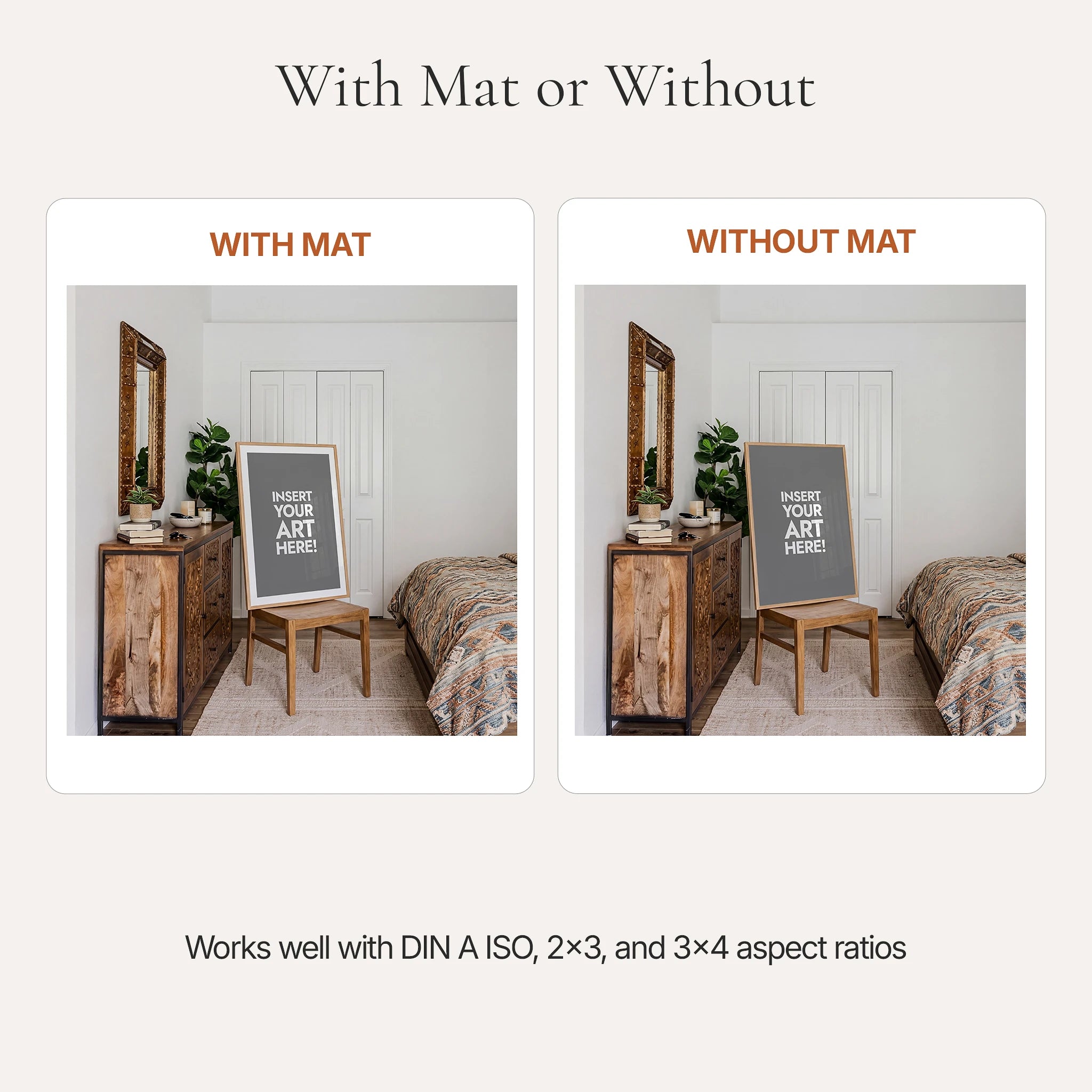 Traditional Bedroom Photo Mockup