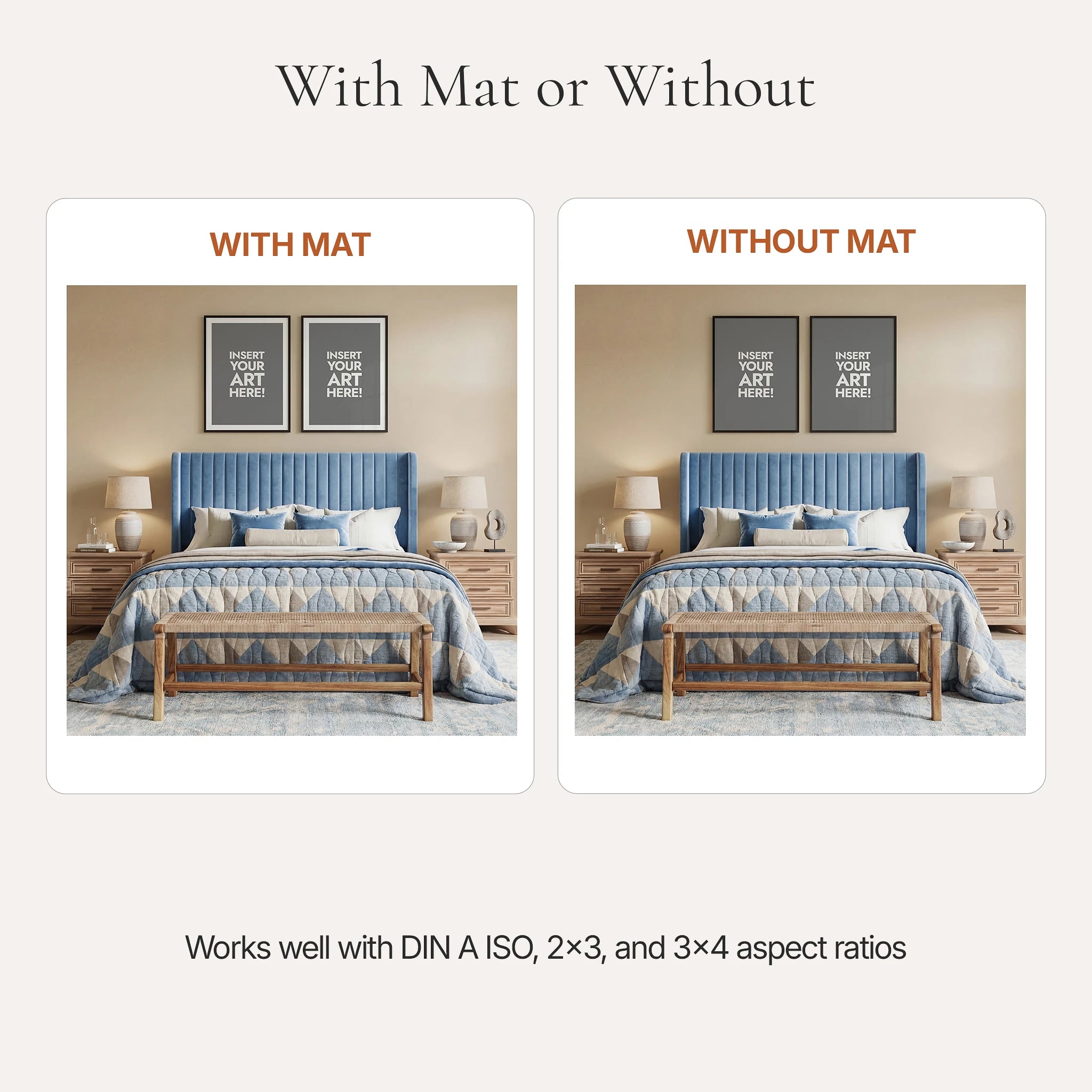 Contemporary Bedroom Photo Mockup