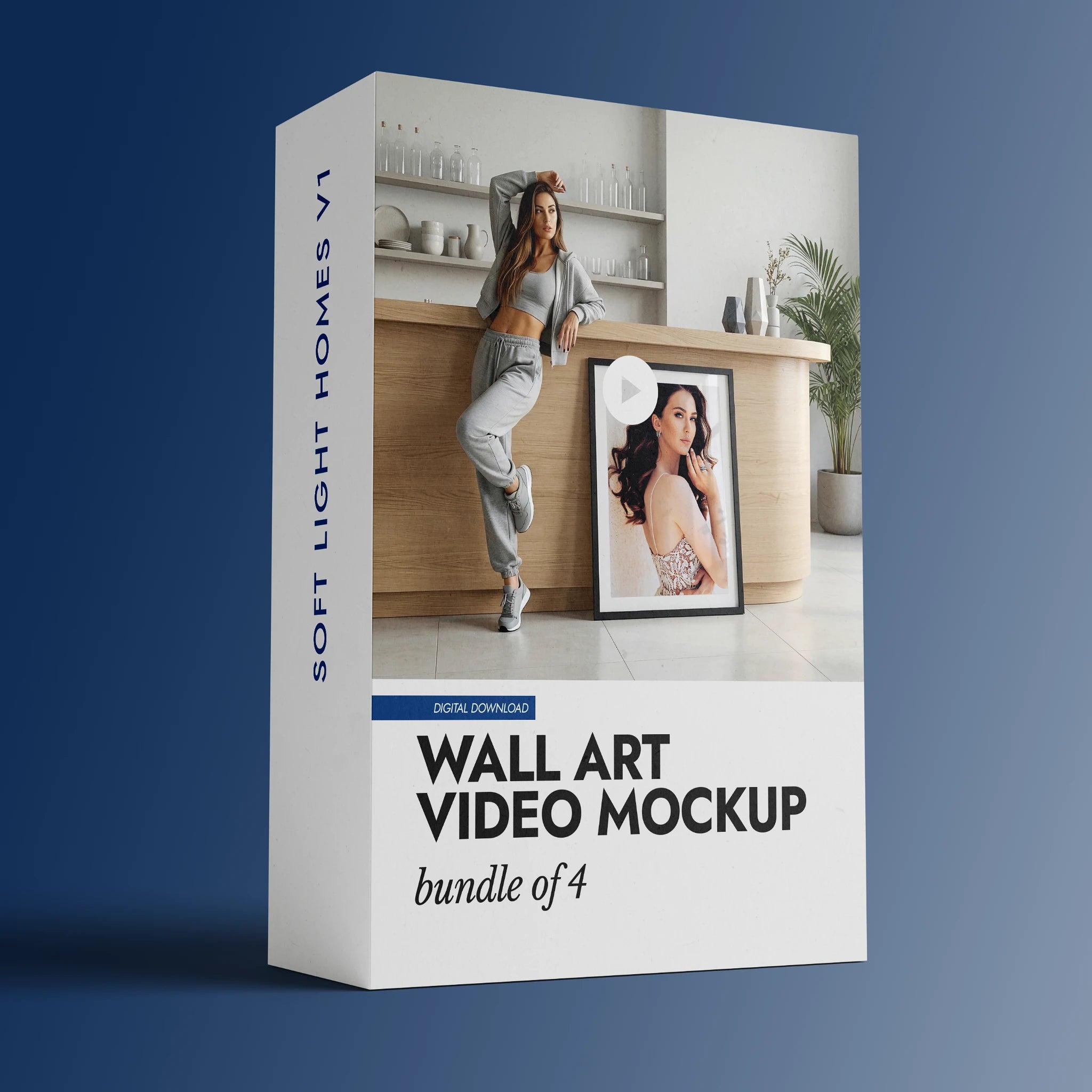 Wall Art Video Mockup Bundle — Soft Light Homes v1