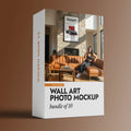 Wall Art Photo Mockup Bundle — Golden Hour v2