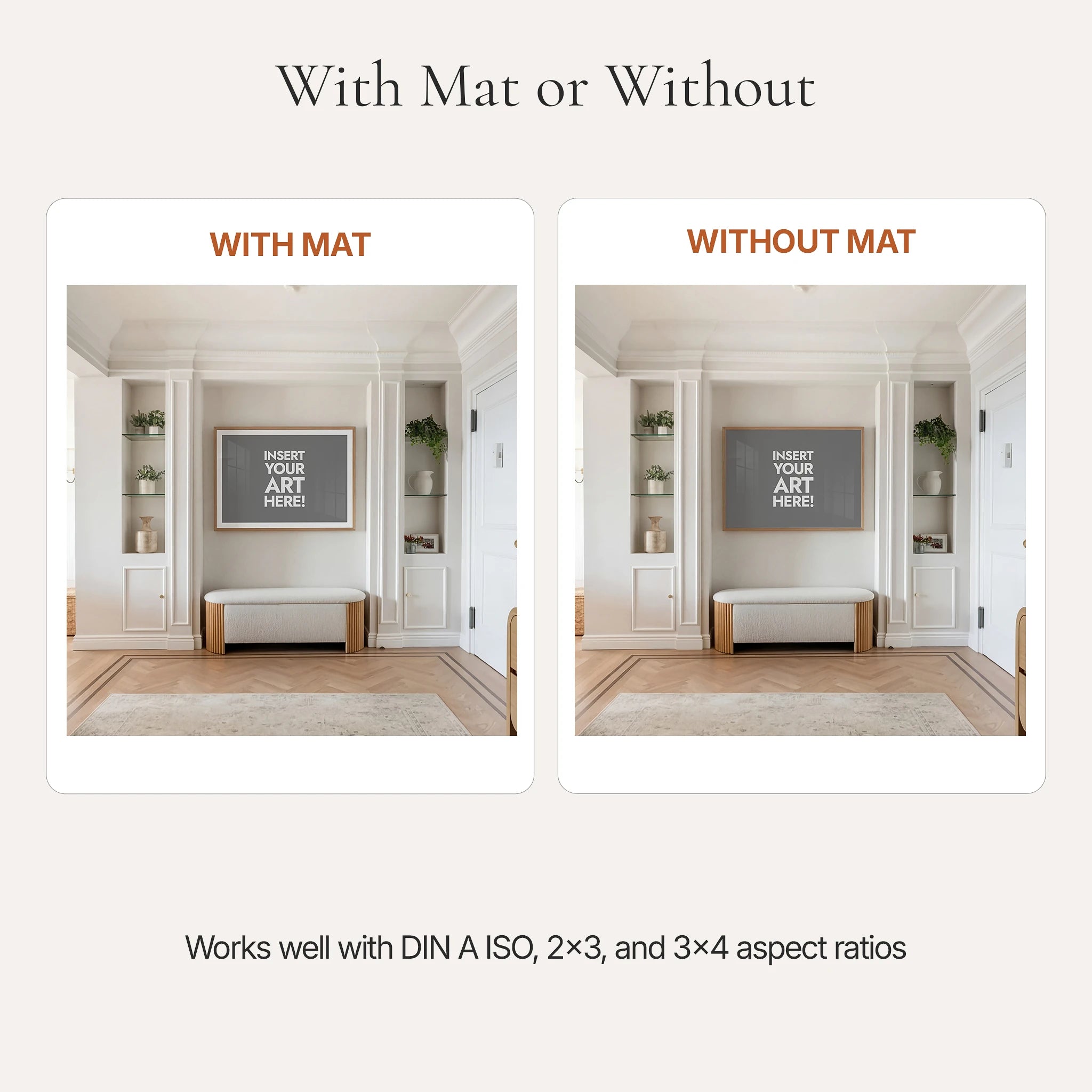 Traditional Entryway Photo Mockup