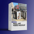 Vertical Framed Video Mockup — Sunny City Street