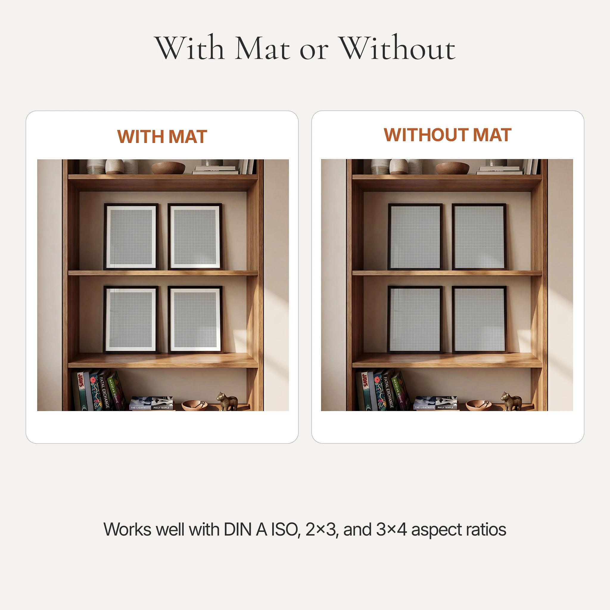 Mid-Century Modern Shelf Photo Mockup