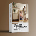 Wall Art Photo Mockup Bundle — Soft Light Homes v1