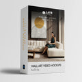 Modern Living Spaces v1 (Wall Art Video Mockup Bundle)