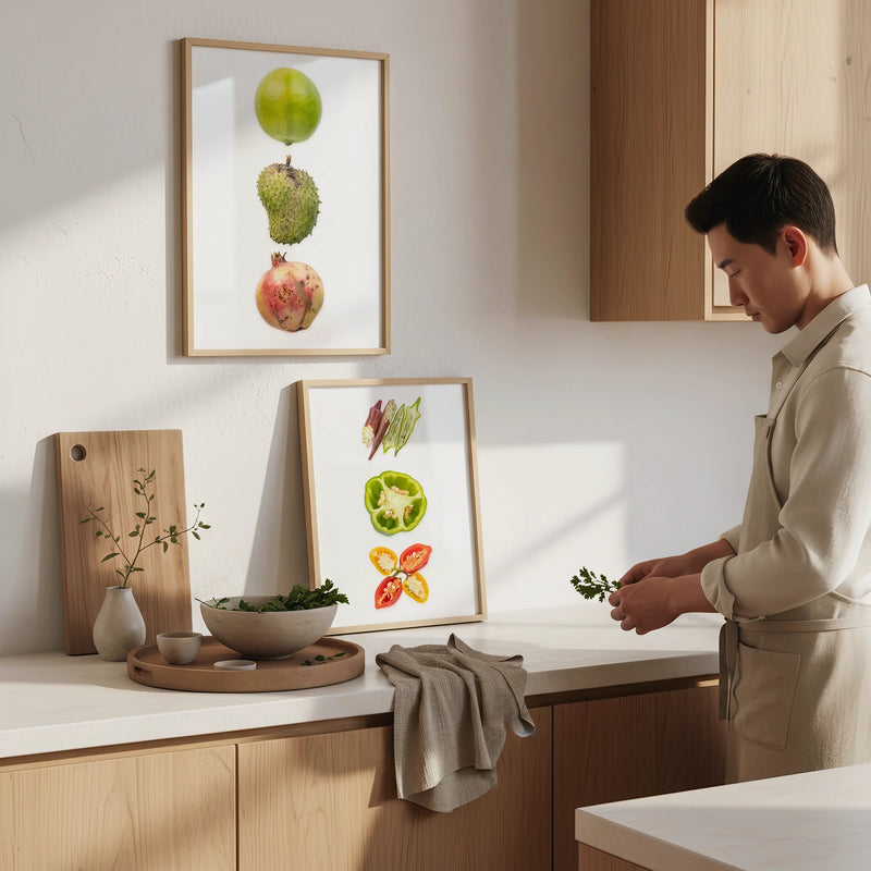 Japandi Kitchen Photo Mockup