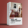 Wall Art Video Mockup Bundle — Lifestyle Moments v1