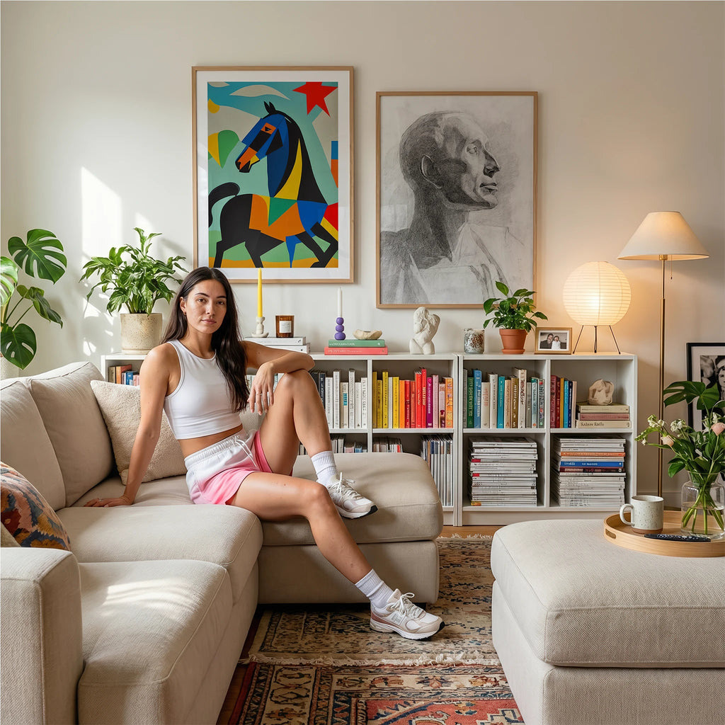 Scandinavian Living Room Photo Mockup