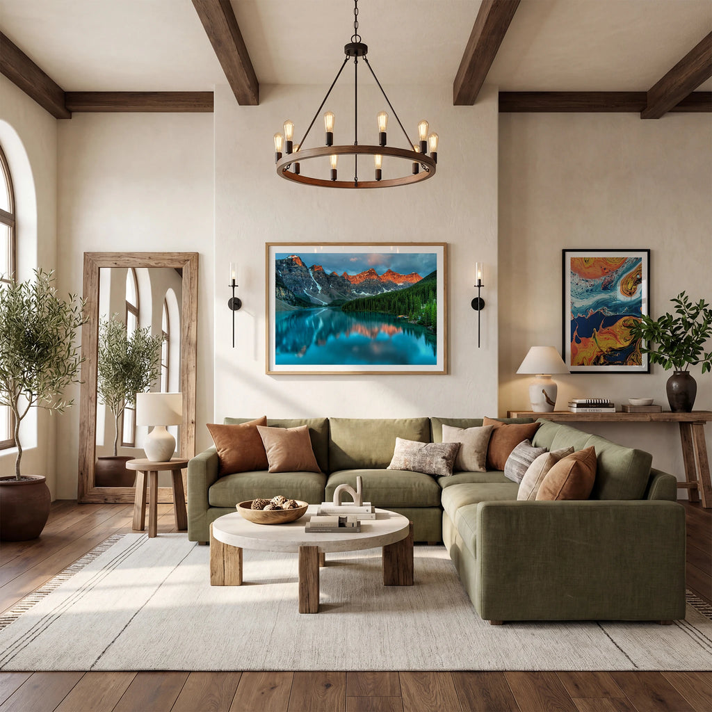 Mediterranean Living Room Photo Mockup