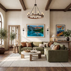 Mediterranean Living Room Photo Mockup
