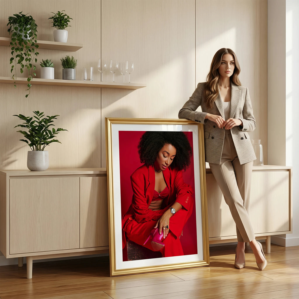 Minimalist Living Room Photo Mockup