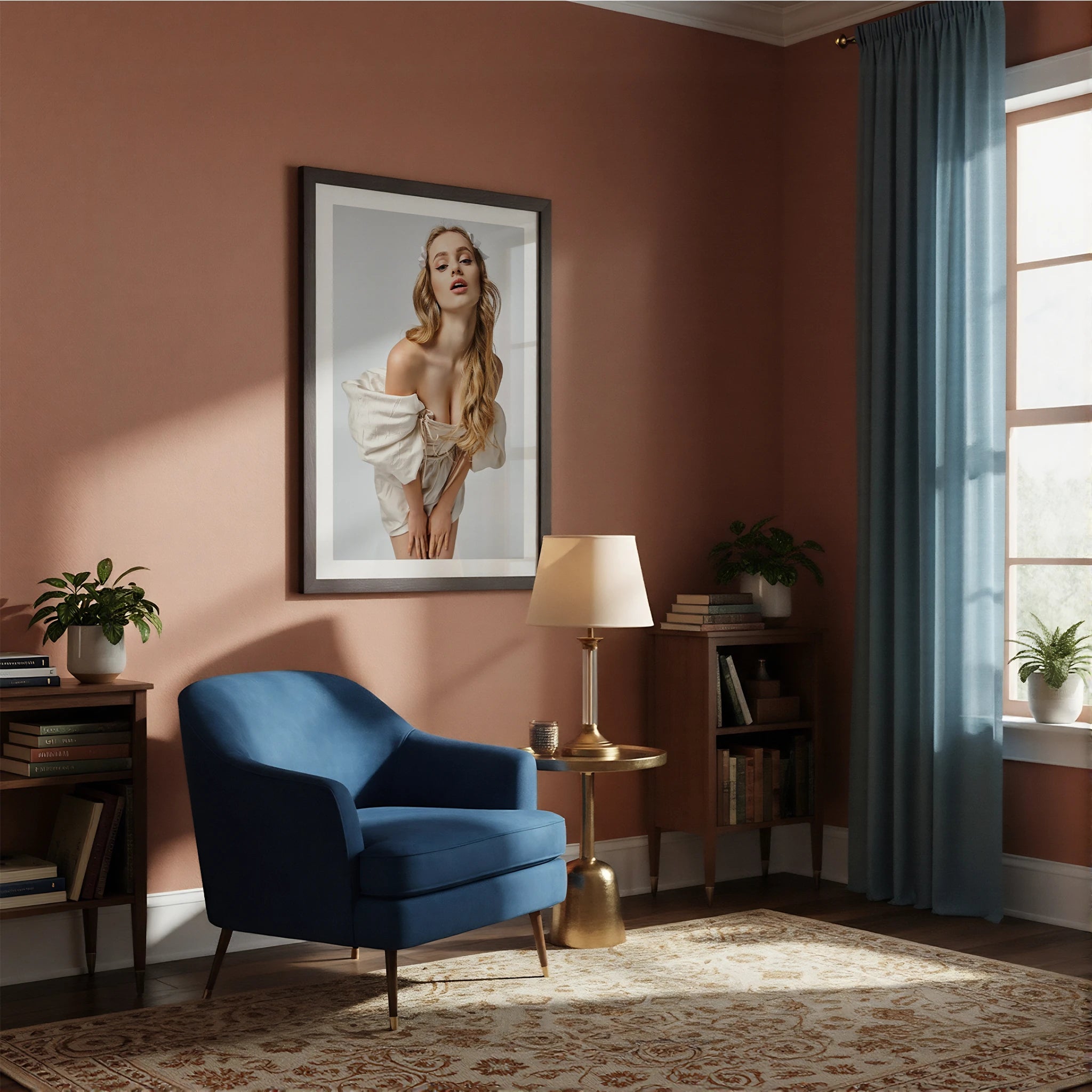 Traditional Living Room Photo Mockup