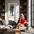 Rustic Living Room Photo Mockup