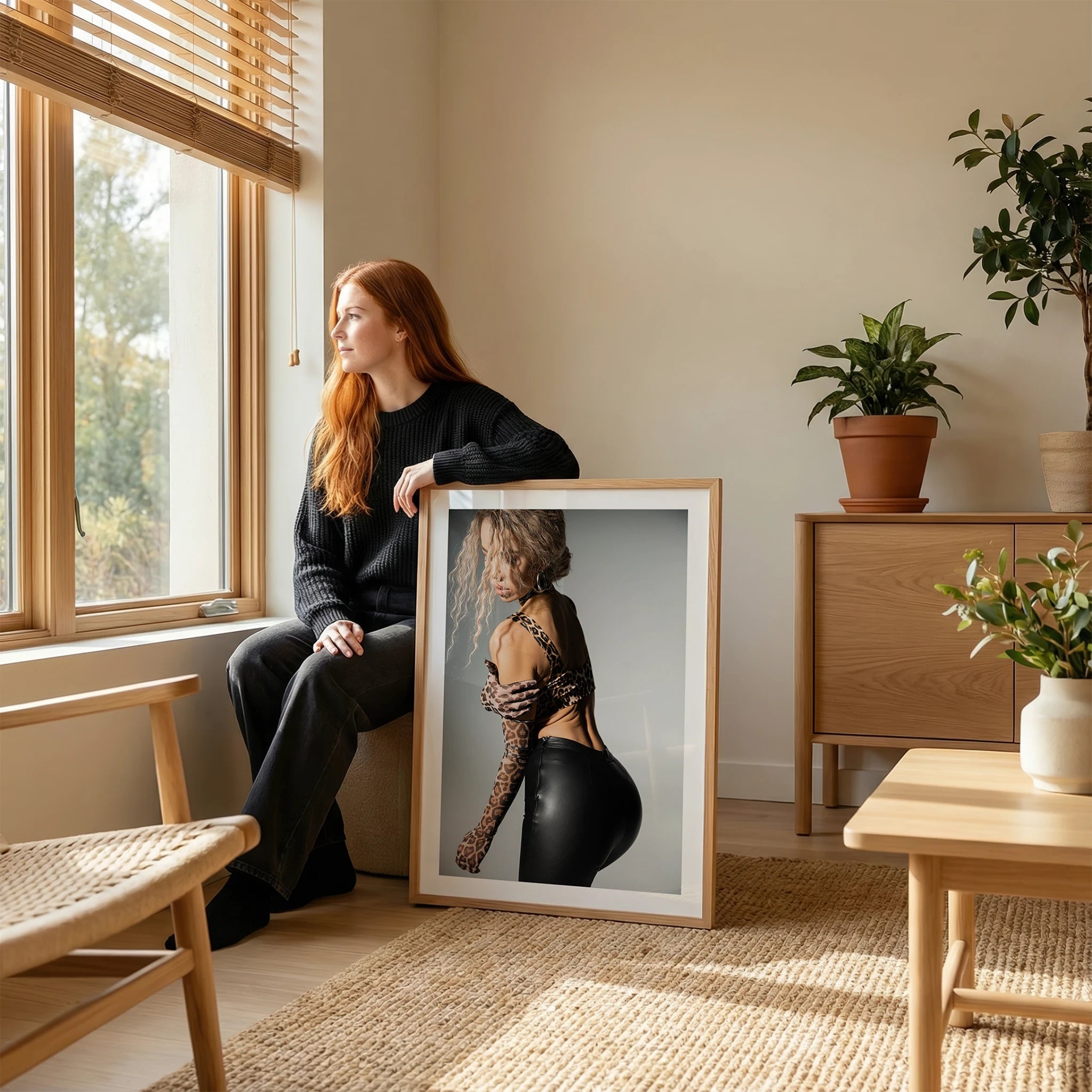Minimalist Living Room Photo Mockup