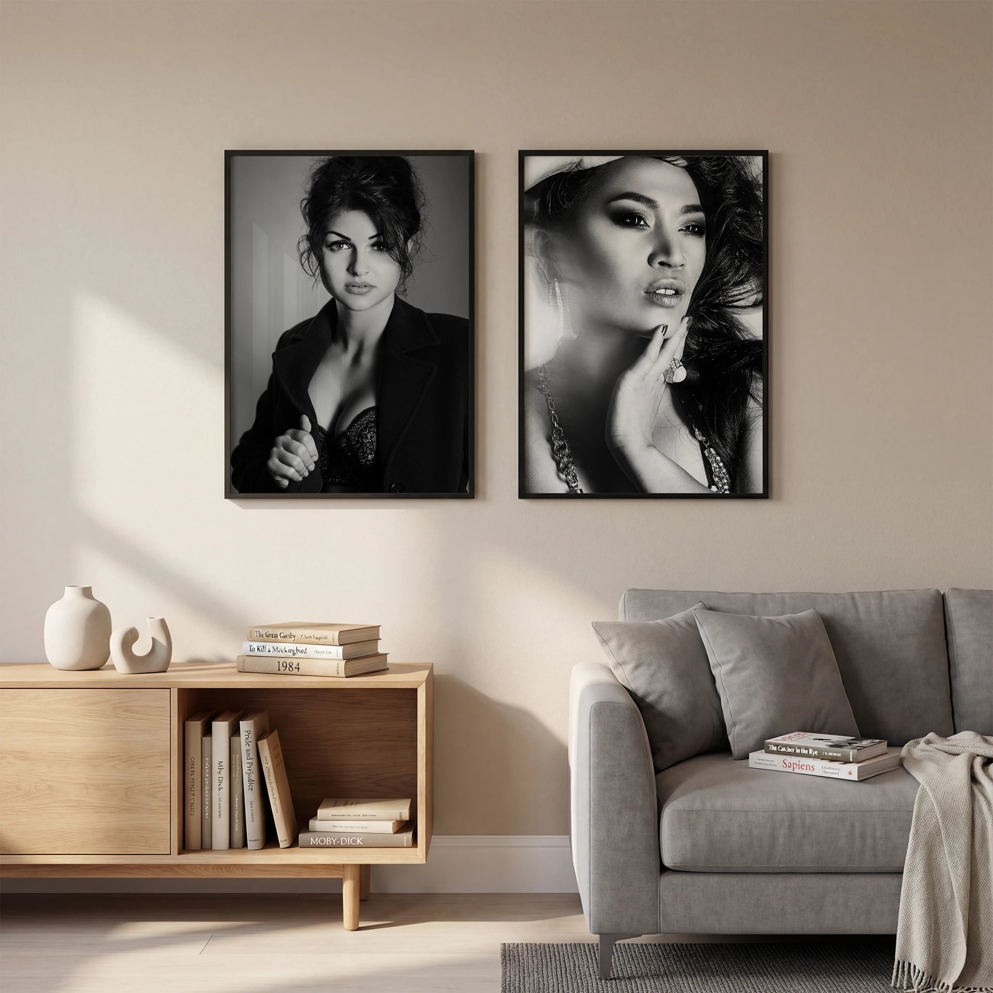 Minimalist Living Room Photo Mockup