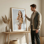 Japandi Living Room Photo Mockup