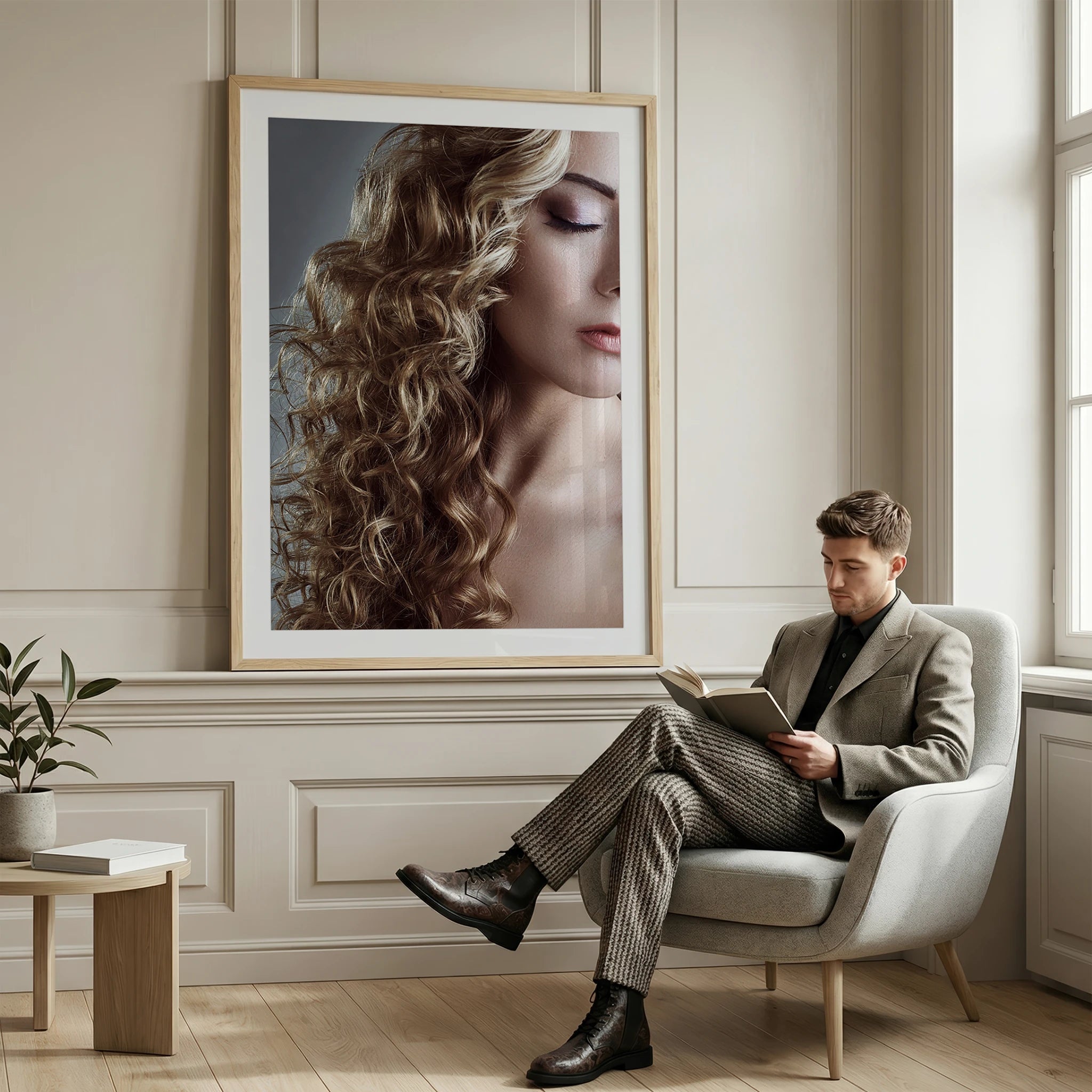 Traditional Living Room Photo Mockup