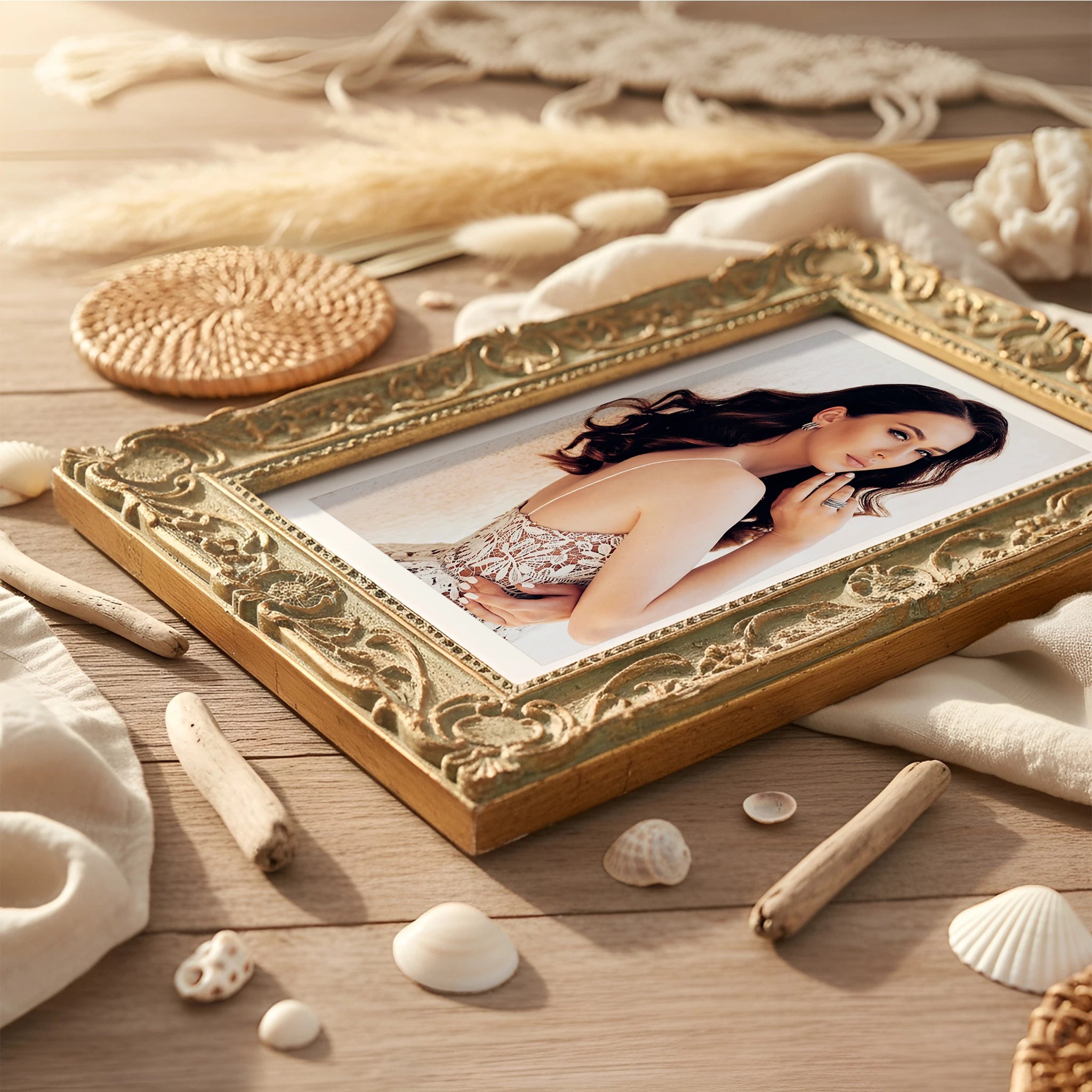 Coastal-Styled Countertop Photo Mockup