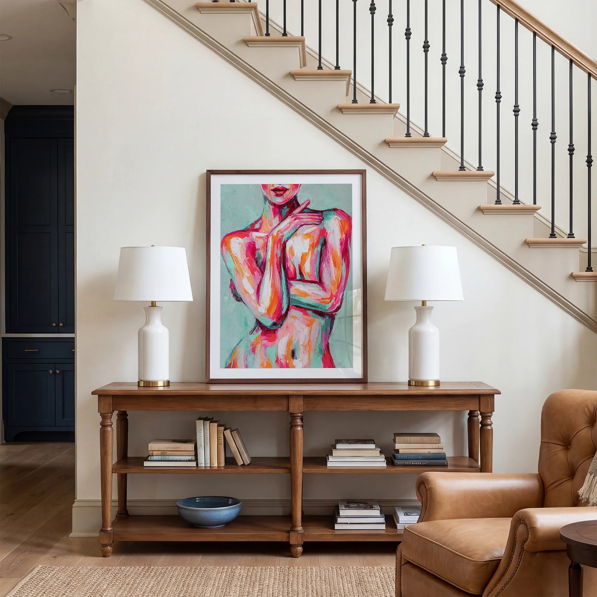 Traditional Staircase Photo Mockup