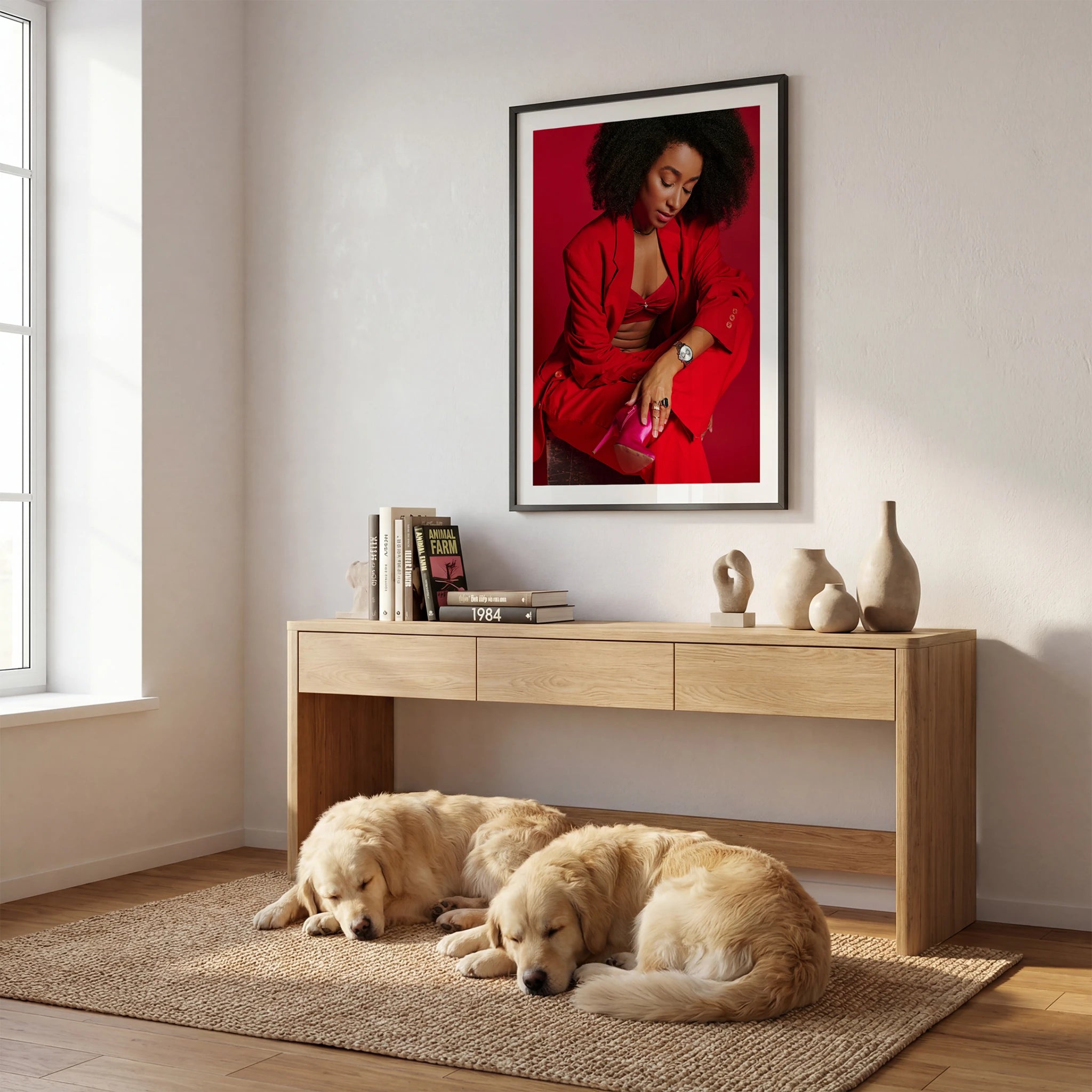 Minimalist Living Room Photo Mockup