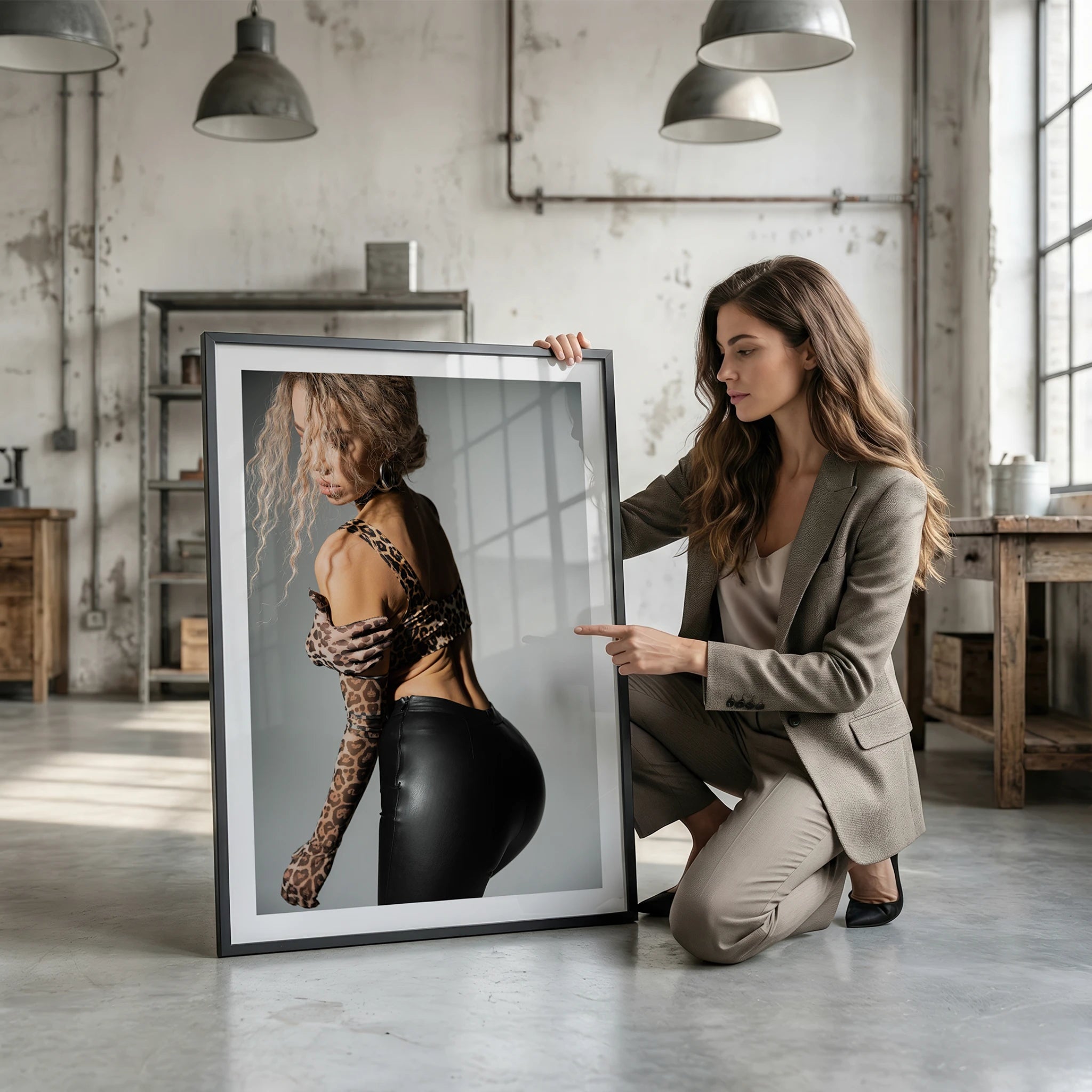 Industrial Loft Studio Photo Mockup