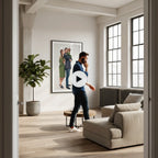 Contemporary Living Room Video Mockup