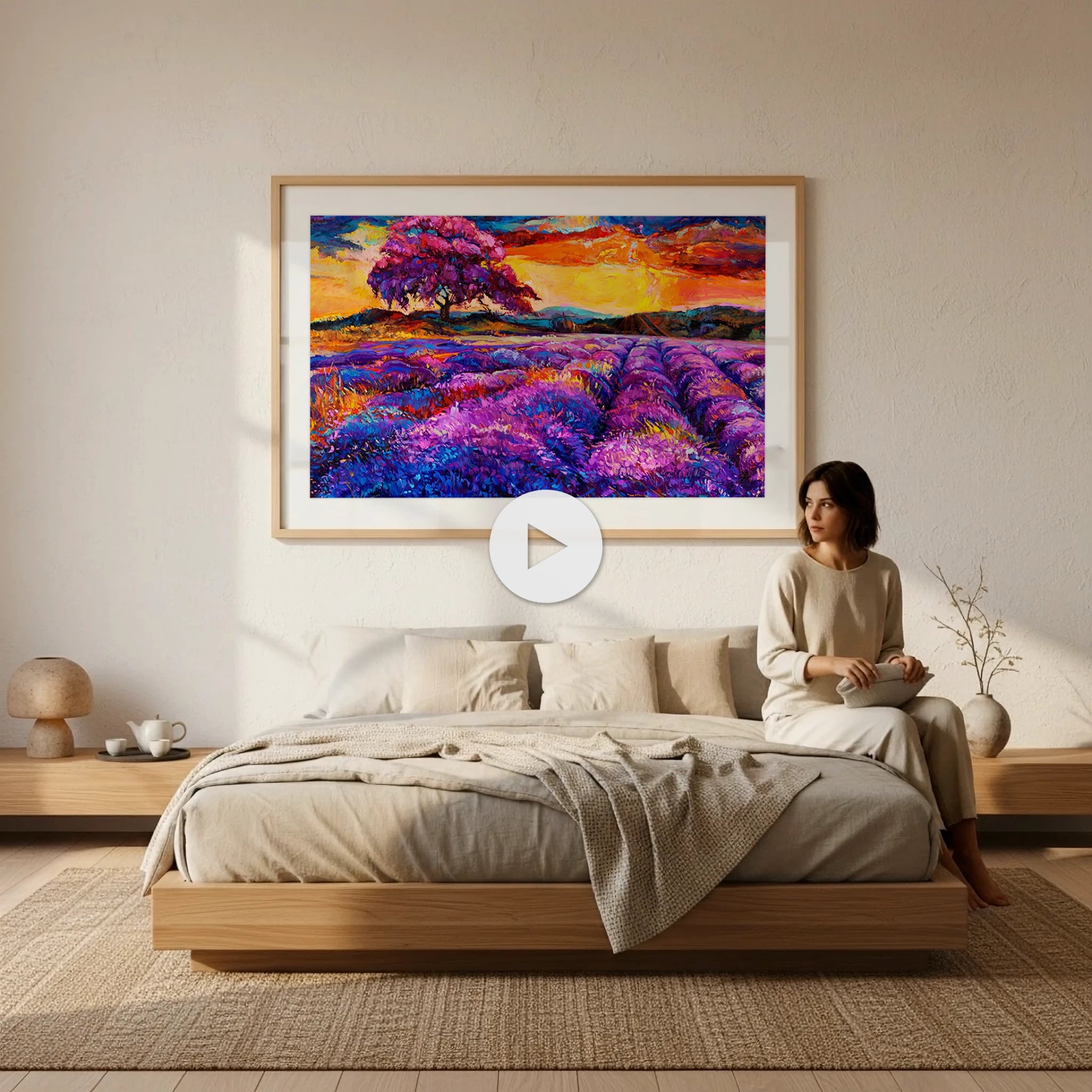 Japandi Bedroom Video Mockup