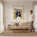Japandi Living Room Video Mockup