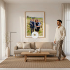 Japandi Living Room Video Mockup
