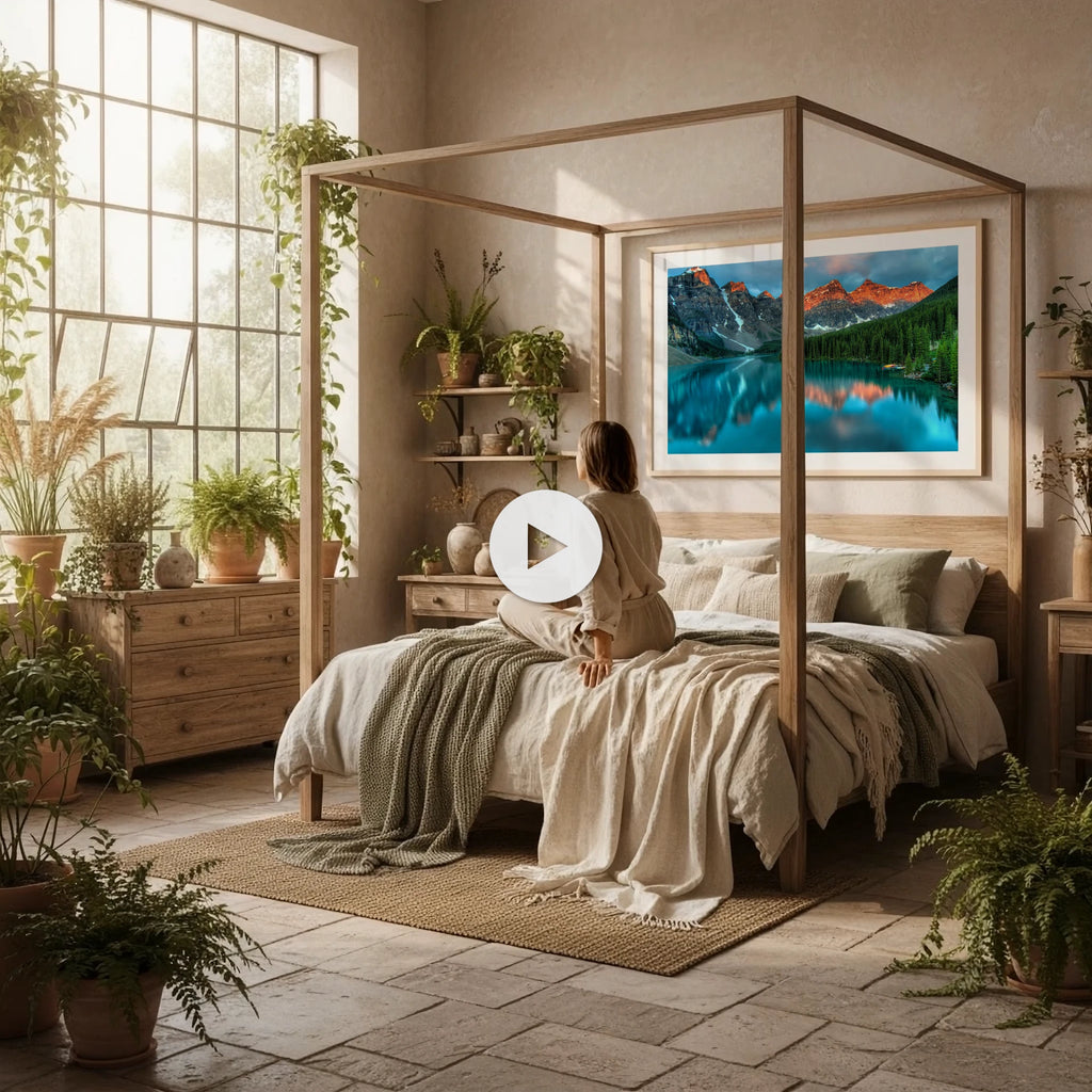 Greenhouse Bedroom Video Mockup