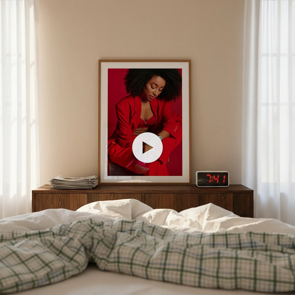 Minimalist Bedroom Video Mockup