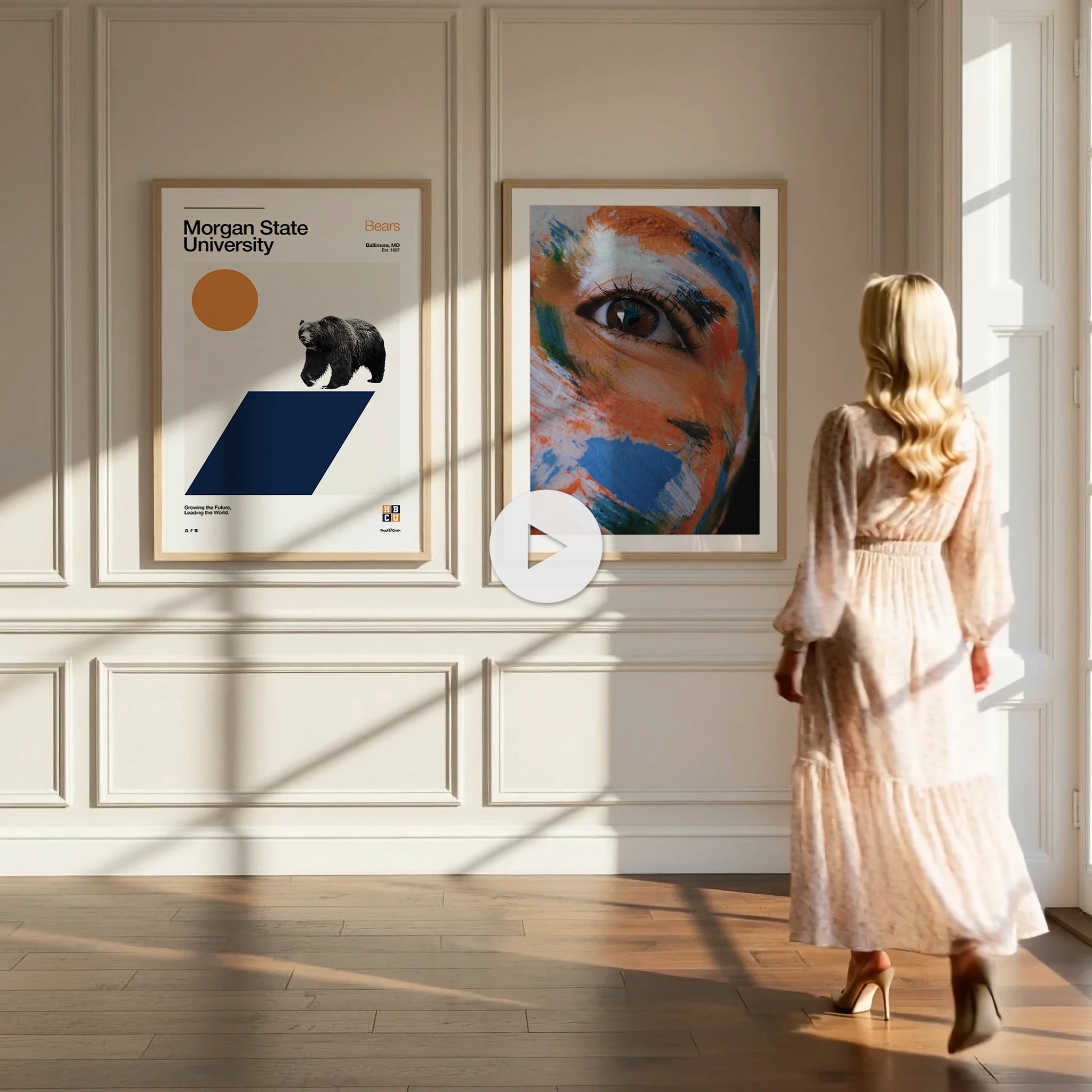 Traditional Hallway Video Mockup