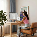 Minimalist Home Office Video Mockup