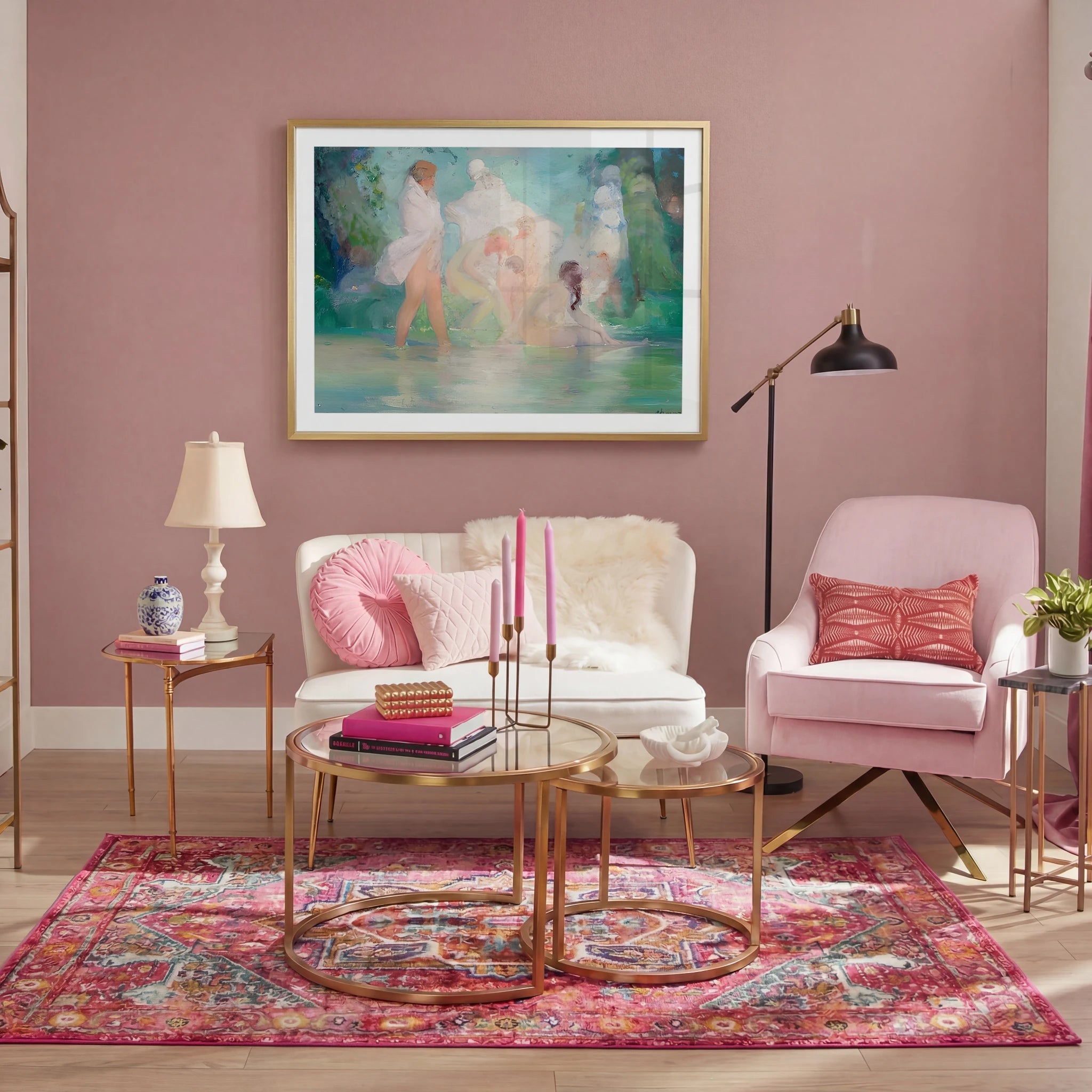 Maximalist Living Room Photo Mockup