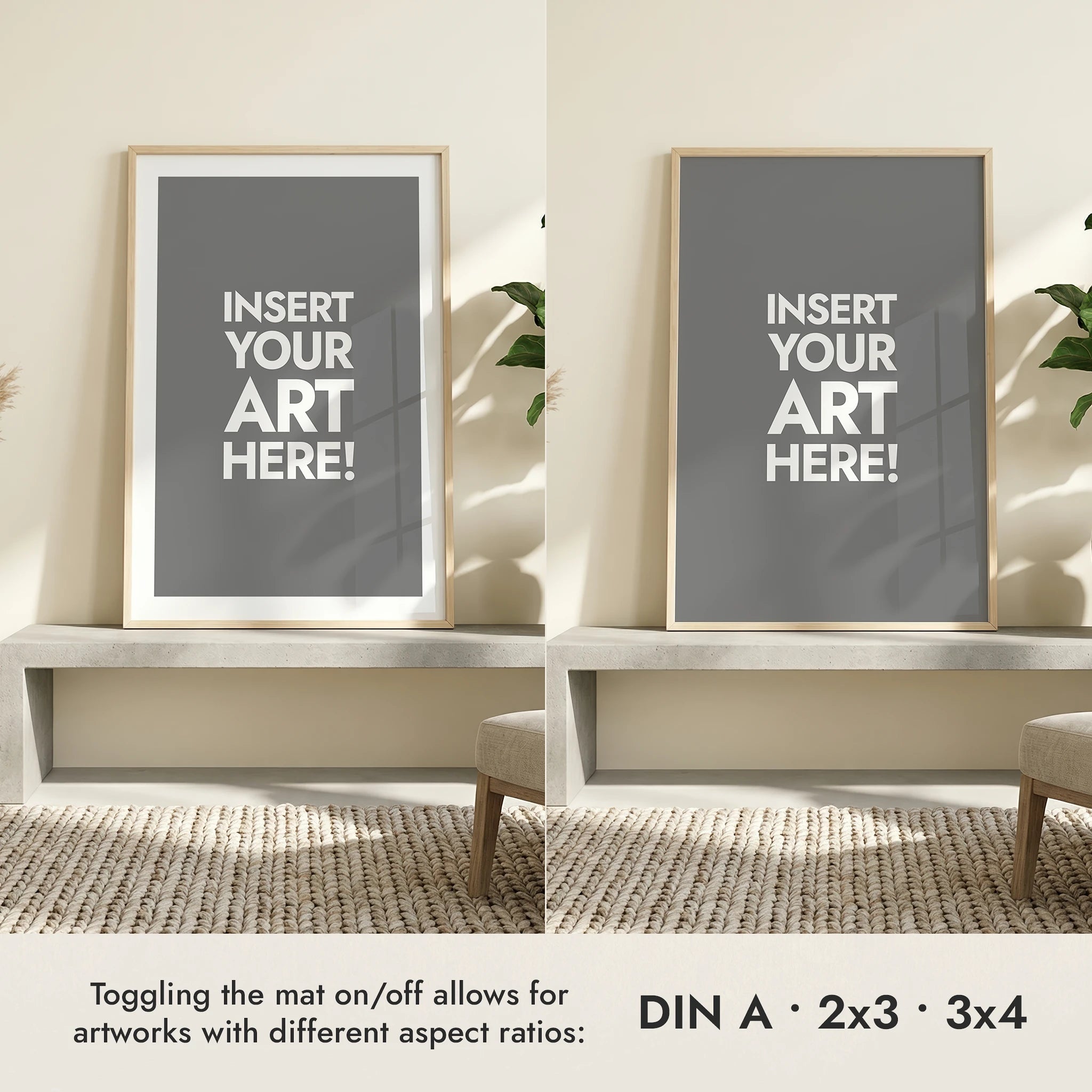 Wall Art Photo Mockup Bundle — Soft Light Homes v2