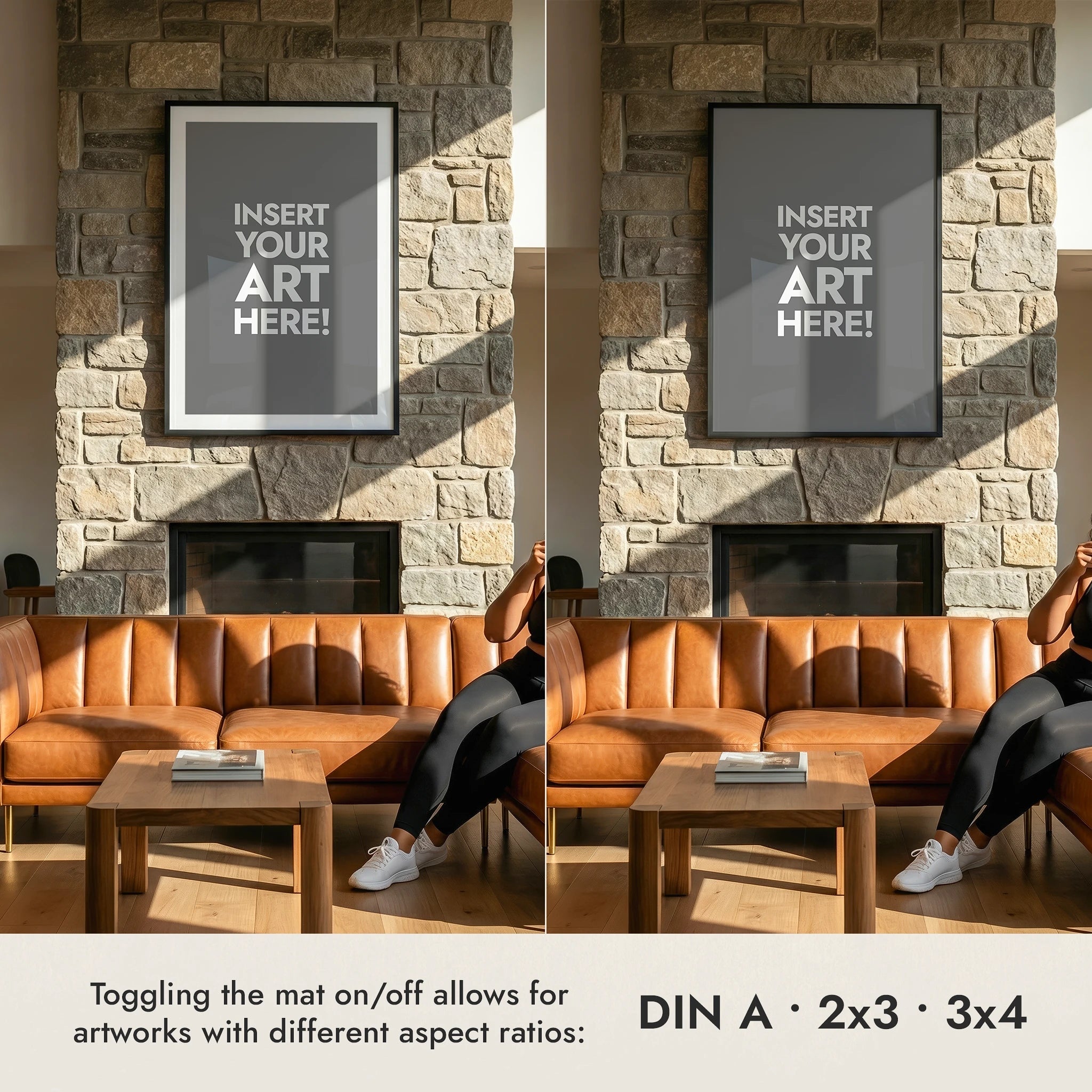 Wall Art Photo Mockup Bundle — Sunlit Luxe v1
