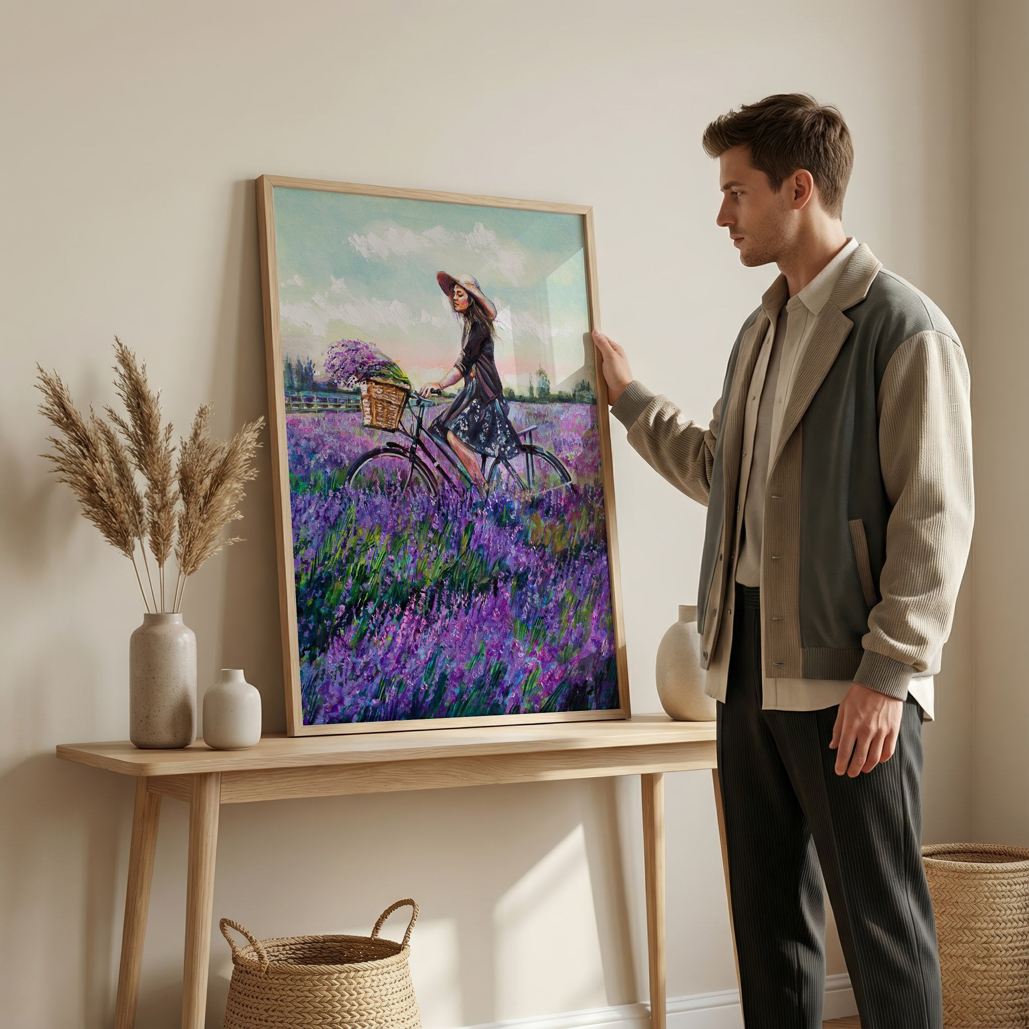 Japandi Living Room Photo Mockup