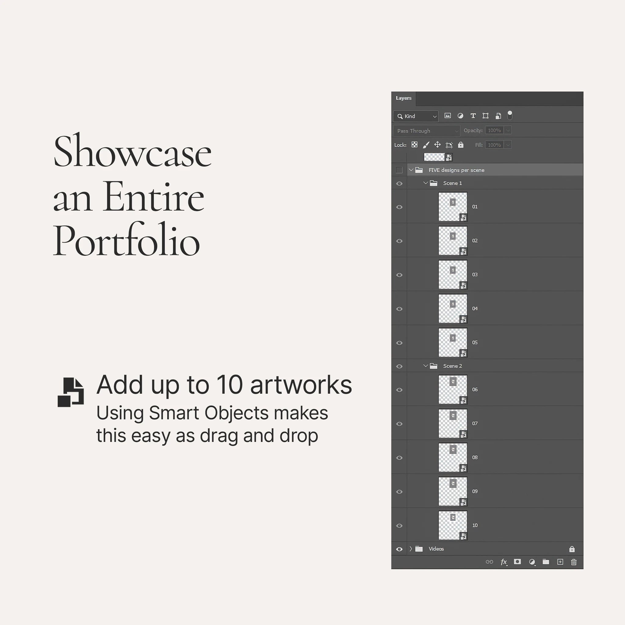 Contemporary Leather Sofa Video Mockup