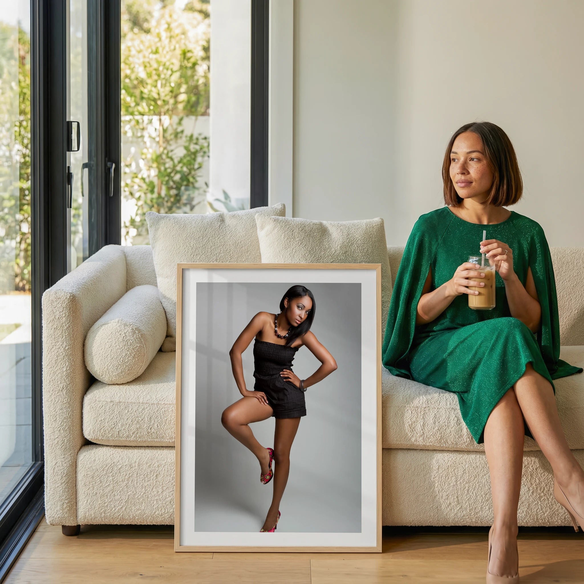 Minimalist Living Room Photo Mockup